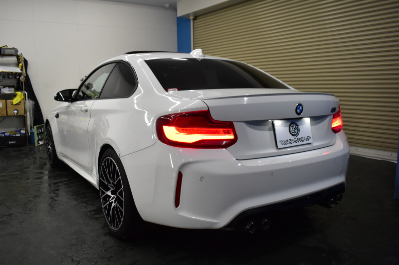 BMW Mシリーズ M2 ｺﾝﾍﾟﾃｨｼｮﾝ MDCT 7速DCT LCI後期 ｾﾚｸﾄP ｻﾝﾙｰﾌ Mperformanceｽﾃｱﾘﾝｸﾞ ﾊｰﾏﾝｶｰﾄﾞﾝ 専用410馬力ｴﾝｼﾞﾝ LEDﾍｯﾄﾞﾗｲﾄ&ﾃｰﾙ ﾋｰﾀｰ付黒革 ﾀｯﾁﾊﾟﾈﾙHDDﾅﾋﾞBｶﾒﾗ 19AW 衝突軽減B ｶｰﾎﾞﾝｲﾝﾃﾘｱ Mｼｰﾄﾍﾞﾙﾄ 2年保証