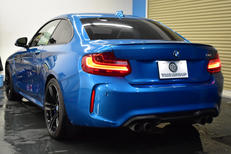 BMW Mシリーズ M2 6速MT ﾋｰﾀｰ付黒革 ﾊｰﾏﾝｶｰﾄﾞﾝ ﾀｯﾁﾊﾟｯﾄﾞHDDﾅﾋﾞ Bｶﾒﾗ ﾘｱPDC 19AW 車線逸脱&歩行者警告 衝突軽減ﾌﾞﾚｰｷ ｷｾﾉﾝﾍｯﾄﾞﾗｲﾄ ｶｰﾎﾞﾝｲﾝﾃﾘｱ ﾄﾗﾝｸｽﾎﾟｲﾗｰ iｽﾄｯﾌﾟ ｽﾏｰﾄｷｰ 2年保証