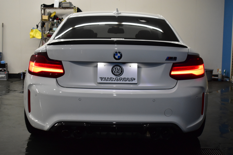 BMW Mシリーズ M2 ｺﾝﾍﾟﾃｨｼｮﾝ MDCT 7速DCT LCI後期  ﾊｰﾏﾝｶｰﾄﾞﾝ 専用410馬力ｴﾝｼﾞﾝ LEDﾍｯﾄﾞﾗｲﾄ&ﾃｰﾙ ﾋｰﾀｰ付黒革 ﾀｯﾁﾊﾟﾈﾙHDDﾅﾋﾞBｶﾒﾗ 19AW 衝突軽減B 車線逸脱＆歩行者警告 ｶｰﾎﾞﾝｲﾝﾃﾘｱ Mｼｰﾄﾍﾞﾙﾄ 2年保証