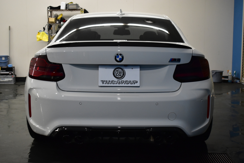 BMW Mシリーズ M2 ｺﾝﾍﾟﾃｨｼｮﾝ MDCT 7速DCT LCI後期  ﾊｰﾏﾝｶｰﾄﾞﾝ 専用410馬力ｴﾝｼﾞﾝ LEDﾍｯﾄﾞﾗｲﾄ&ﾃｰﾙ ﾋｰﾀｰ付黒革 ﾀｯﾁﾊﾟﾈﾙHDDﾅﾋﾞBｶﾒﾗ 19AW 衝突軽減B 車線逸脱＆歩行者警告 ｶｰﾎﾞﾝｲﾝﾃﾘｱ Mｼｰﾄﾍﾞﾙﾄ 2年保証