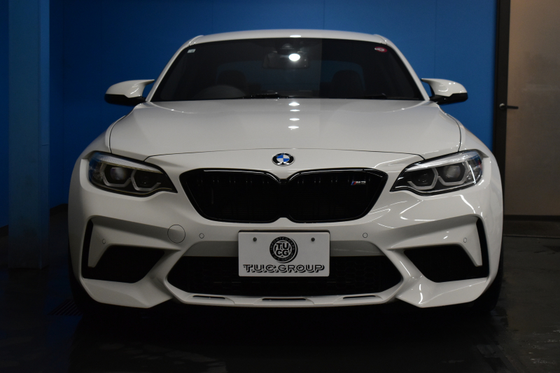 BMW Mシリーズ M2 ｺﾝﾍﾟﾃｨｼｮﾝ MDCT 7速DCT LCI後期  ﾊｰﾏﾝｶｰﾄﾞﾝ 専用410馬力ｴﾝｼﾞﾝ LEDﾍｯﾄﾞﾗｲﾄ&ﾃｰﾙ ﾋｰﾀｰ付黒革 ﾀｯﾁﾊﾟﾈﾙHDDﾅﾋﾞBｶﾒﾗ 19AW 衝突軽減B 車線逸脱＆歩行者警告 ｶｰﾎﾞﾝｲﾝﾃﾘｱ Mｼｰﾄﾍﾞﾙﾄ 2年保証