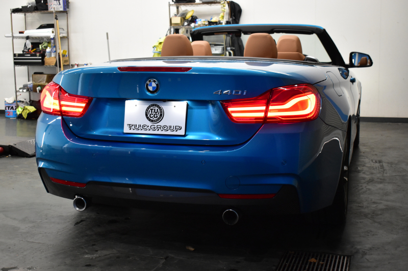 BMW 4シリーズ 440i ｶﾌﾞﾘｵﾚ Mｽﾎﾟｰﾂ LCI後期 1ｵｰﾅｰ ﾌｧｽﾄﾄﾗｯｸP ﾍｷｻｺﾞﾅﾙLEDﾍｯﾄﾞﾗｲﾄ&ﾃｰﾙ 追従ACC HUD ﾋｰﾀｰ付茶革 液晶ﾒｰﾀｰ harman/kardon ｴｱｶﾗｰ 車線変更&逸脱&歩行者&衝突警告 衝突軽減B 19AW ﾄｯﾌﾟﾋﾞｭｰ ﾀｯﾁﾊﾟﾈﾙHDDﾅﾋﾞ ﾌﾙｾｸﾞ 2年保証