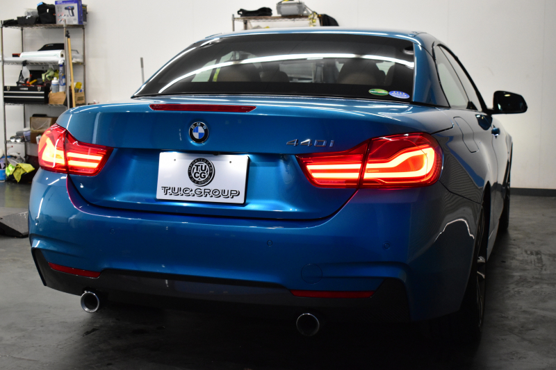 BMW 4シリーズ 440i ｶﾌﾞﾘｵﾚ Mｽﾎﾟｰﾂ LCI後期 1ｵｰﾅｰ ﾌｧｽﾄﾄﾗｯｸP ﾍｷｻｺﾞﾅﾙLEDﾍｯﾄﾞﾗｲﾄ&ﾃｰﾙ 追従ACC HUD ﾋｰﾀｰ付茶革 液晶ﾒｰﾀｰ harman/kardon ｴｱｶﾗｰ 車線変更&逸脱&歩行者&衝突警告 衝突軽減B 19AW ﾄｯﾌﾟﾋﾞｭｰ ﾀｯﾁﾊﾟﾈﾙHDDﾅﾋﾞ ﾌﾙｾｸﾞ 2年保証