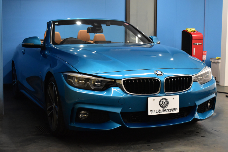 BMW 4シリーズ 440i ｶﾌﾞﾘｵﾚ Mｽﾎﾟｰﾂ LCI後期 1ｵｰﾅｰ ﾌｧｽﾄﾄﾗｯｸP ﾍｷｻｺﾞﾅﾙLEDﾍｯﾄﾞﾗｲﾄ&ﾃｰﾙ 追従ACC HUD ﾋｰﾀｰ付茶革 液晶ﾒｰﾀｰ harman/kardon ｴｱｶﾗｰ 車線変更&逸脱&歩行者&衝突警告 衝突軽減B 19AW ﾄｯﾌﾟﾋﾞｭｰ ﾀｯﾁﾊﾟﾈﾙHDDﾅﾋﾞ ﾌﾙｾｸﾞ 2年保証