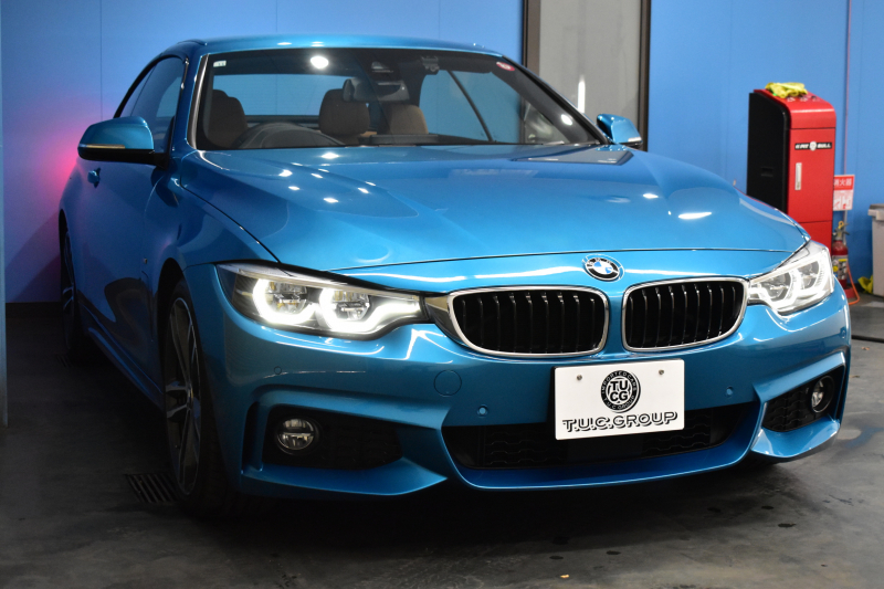 BMW 4シリーズ 440i ｶﾌﾞﾘｵﾚ Mｽﾎﾟｰﾂ LCI後期 1ｵｰﾅｰ ﾌｧｽﾄﾄﾗｯｸP ﾍｷｻｺﾞﾅﾙLEDﾍｯﾄﾞﾗｲﾄ&ﾃｰﾙ 追従ACC HUD ﾋｰﾀｰ付茶革 液晶ﾒｰﾀｰ harman/kardon ｴｱｶﾗｰ 車線変更&逸脱&歩行者&衝突警告 衝突軽減B 19AW ﾄｯﾌﾟﾋﾞｭｰ ﾀｯﾁﾊﾟﾈﾙHDDﾅﾋﾞ ﾌﾙｾｸﾞ 2年保証