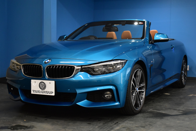 BMW 4シリーズ 440i ｶﾌﾞﾘｵﾚ Mｽﾎﾟｰﾂ LCI後期 1ｵｰﾅｰ ﾌｧｽﾄﾄﾗｯｸP ﾍｷｻｺﾞﾅﾙLEDﾍｯﾄﾞﾗｲﾄ&ﾃｰﾙ 追従ACC HUD ﾋｰﾀｰ付茶革 液晶ﾒｰﾀｰ harman/kardon ｴｱｶﾗｰ 車線変更&逸脱&歩行者&衝突警告 衝突軽減B 19AW ﾄｯﾌﾟﾋﾞｭｰ ﾀｯﾁﾊﾟﾈﾙHDDﾅﾋﾞ ﾌﾙｾｸﾞ 2年保証