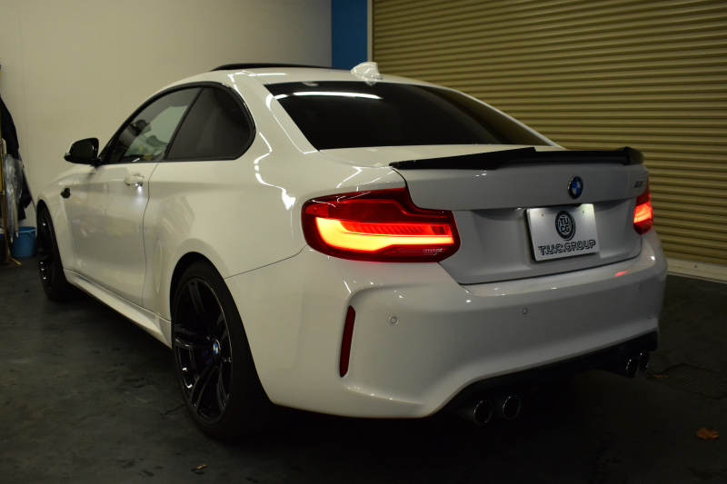 BMW Mシリーズ M2 MDCT 7速DCT LCI後期 ｾﾚｸﾄP ｻﾝﾙｰﾌ ﾊｰﾏﾝｶｰﾄﾞﾝ ﾌﾙｾｸﾞTV ﾋｰﾀｰ付黒革 LEDﾍｯﾄﾞﾗｲﾄ&ﾃｰﾙ ﾀｯﾁﾊﾟﾈﾙHDDﾅﾋﾞ Bｶﾒﾗ ﾘｱPDC 19AW 車線逸脱&歩行者警告 衝突軽減ﾌﾞﾚｰｷ ｶｰﾎﾞﾝｲﾝﾃﾘｱ 2年保証