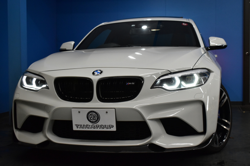 BMW Mシリーズ M2 MDCT 7速DCT LCI後期 ｾﾚｸﾄP ｻﾝﾙｰﾌ ﾊｰﾏﾝｶｰﾄﾞﾝ ﾌﾙｾｸﾞTV ﾋｰﾀｰ付黒革 LEDﾍｯﾄﾞﾗｲﾄ&ﾃｰﾙ ﾀｯﾁﾊﾟﾈﾙHDDﾅﾋﾞ Bｶﾒﾗ ﾘｱPDC 19AW 車線逸脱&歩行者警告 衝突軽減ﾌﾞﾚｰｷ ｶｰﾎﾞﾝｲﾝﾃﾘｱ 2年保証