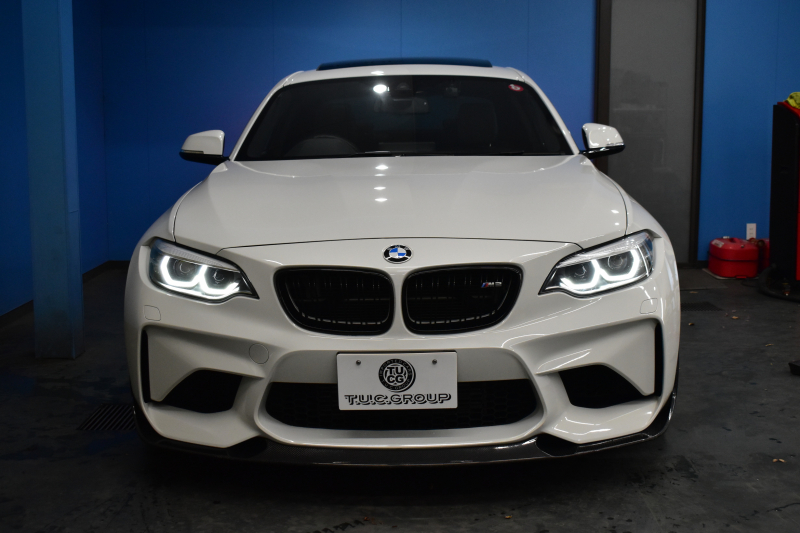 BMW Mシリーズ M2 MDCT 7速DCT LCI後期 ｾﾚｸﾄP ｻﾝﾙｰﾌ ﾊｰﾏﾝｶｰﾄﾞﾝ ﾌﾙｾｸﾞTV ﾋｰﾀｰ付黒革 LEDﾍｯﾄﾞﾗｲﾄ&ﾃｰﾙ ﾀｯﾁﾊﾟﾈﾙHDDﾅﾋﾞ Bｶﾒﾗ ﾘｱPDC 19AW 車線逸脱&歩行者警告 衝突軽減ﾌﾞﾚｰｷ ｶｰﾎﾞﾝｲﾝﾃﾘｱ 2年保証