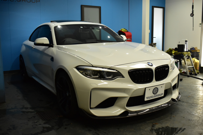 BMW Mシリーズ M2 MDCT 7速DCT LCI後期 ｾﾚｸﾄP ｻﾝﾙｰﾌ ﾊｰﾏﾝｶｰﾄﾞﾝ ﾌﾙｾｸﾞTV ﾋｰﾀｰ付黒革 LEDﾍｯﾄﾞﾗｲﾄ&ﾃｰﾙ ﾀｯﾁﾊﾟﾈﾙHDDﾅﾋﾞ Bｶﾒﾗ ﾘｱPDC 19AW 車線逸脱&歩行者警告 衝突軽減ﾌﾞﾚｰｷ ｶｰﾎﾞﾝｲﾝﾃﾘｱ 2年保証