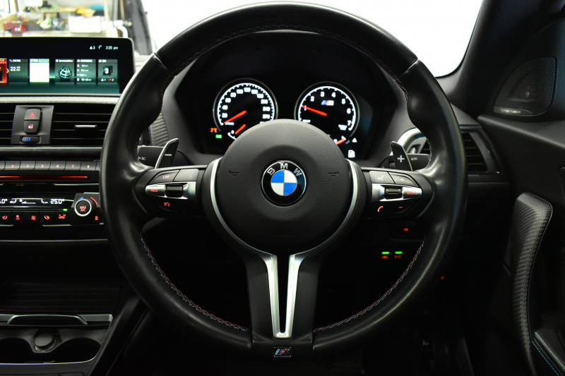 BMW Mシリーズ M2 MDCT 7速DCT LCI後期 ｾﾚｸﾄP ｻﾝﾙｰﾌ ﾊｰﾏﾝｶｰﾄﾞﾝ ﾌﾙｾｸﾞTV ﾋｰﾀｰ付黒革 LEDﾍｯﾄﾞﾗｲﾄ&ﾃｰﾙ ﾀｯﾁﾊﾟﾈﾙHDDﾅﾋﾞ Bｶﾒﾗ ﾘｱPDC 19AW 車線逸脱&歩行者警告 衝突軽減ﾌﾞﾚｰｷ ｶｰﾎﾞﾝｲﾝﾃﾘｱ 2年保証