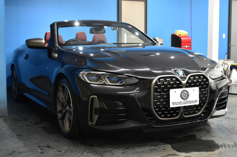 BMW 4シリーズ M440i xDriveｶﾌﾞﾘｵﾚ 1ｵｰﾅｰ ﾋｰﾀｰ付赤革 ﾋﾟｱﾉﾌﾞﾗｯｸｲﾝﾃﾘｱﾄﾘﾑ ｴｱｶﾗｰ ﾚｰｻﾞｰLEDﾍｯﾄﾞﾗｲﾄ HUD Mｽﾎﾟｰﾂﾃﾞﾌ&ﾌﾞﾚｰｷ 可変Mｻｽ ﾗｲﾌﾞｺｯｸﾋﾟｯﾄﾀｯﾁﾊﾟﾈﾙﾅﾋﾞ全周囲ｶﾒﾗ Pｱｼｽﾄ LCW Apple Car Play ﾌﾙｾｸﾞ harman/kardon 19AW 2年保証