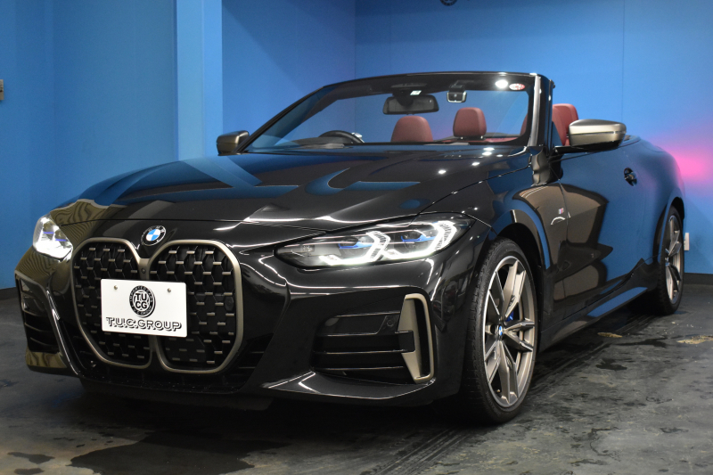 BMW 4シリーズ M440i xDriveｶﾌﾞﾘｵﾚ 1ｵｰﾅｰ ﾋｰﾀｰ付赤革 ﾋﾟｱﾉﾌﾞﾗｯｸｲﾝﾃﾘｱﾄﾘﾑ ｴｱｶﾗｰ ﾚｰｻﾞｰLEDﾍｯﾄﾞﾗｲﾄ HUD Mｽﾎﾟｰﾂﾃﾞﾌ&ﾌﾞﾚｰｷ 可変Mｻｽ ﾗｲﾌﾞｺｯｸﾋﾟｯﾄﾀｯﾁﾊﾟﾈﾙﾅﾋﾞ全周囲ｶﾒﾗ Pｱｼｽﾄ LCW Apple Car Play ﾌﾙｾｸﾞ harman/kardon 19AW 2年保証