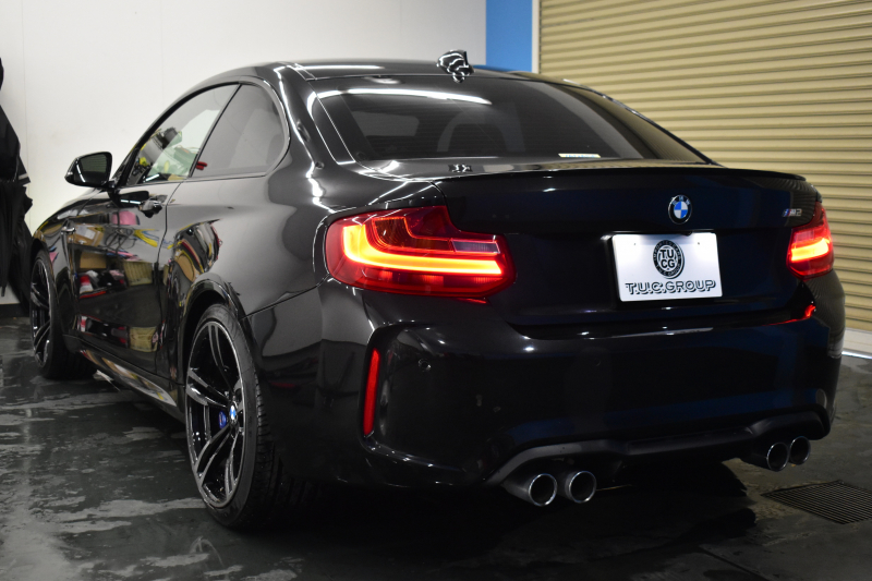 BMW Mシリーズ M2ｸｰﾍﾟ MDCT 7速DCT harman/kardon ﾋｰﾀｰ付黒革 LEDﾘﾝｸﾞｷｾﾉﾝﾍｯﾄﾞﾗｲﾄ ﾀｯﾁﾊﾟｯﾄﾞHDDﾅﾋﾞ 19AW  車線逸脱&歩行者警告 衝突軽減ﾌﾞﾚｰｷ ｶｰﾎﾞﾝｲﾝﾃﾘｱ Bｶﾒﾗ iｽﾄｯﾌﾟ ｽﾏｰﾄｷｰ 2年保証