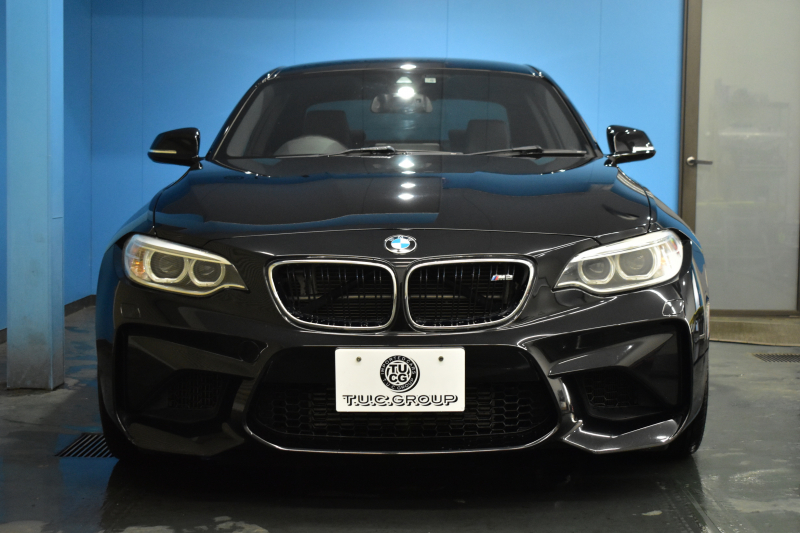 BMW Mシリーズ M2ｸｰﾍﾟ MDCT 7速DCT harman/kardon ﾋｰﾀｰ付黒革 LEDﾘﾝｸﾞｷｾﾉﾝﾍｯﾄﾞﾗｲﾄ ﾀｯﾁﾊﾟｯﾄﾞHDDﾅﾋﾞ 19AW  車線逸脱&歩行者警告 衝突軽減ﾌﾞﾚｰｷ ｶｰﾎﾞﾝｲﾝﾃﾘｱ Bｶﾒﾗ iｽﾄｯﾌﾟ ｽﾏｰﾄｷｰ 2年保証