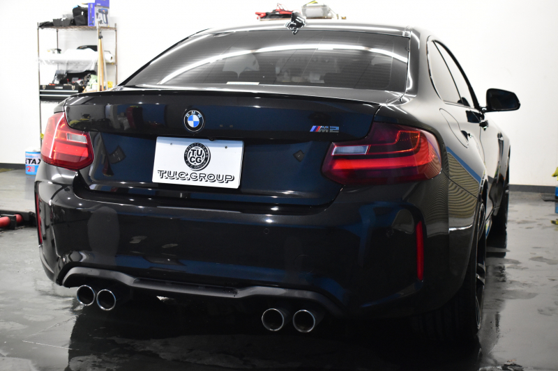 BMW Mシリーズ M2ｸｰﾍﾟ MDCT 7速DCT harman/kardon ﾋｰﾀｰ付黒革 LEDﾘﾝｸﾞｷｾﾉﾝﾍｯﾄﾞﾗｲﾄ ﾀｯﾁﾊﾟｯﾄﾞHDDﾅﾋﾞ 19AW  車線逸脱&歩行者警告 衝突軽減ﾌﾞﾚｰｷ ｶｰﾎﾞﾝｲﾝﾃﾘｱ Bｶﾒﾗ iｽﾄｯﾌﾟ ｽﾏｰﾄｷｰ 2年保証