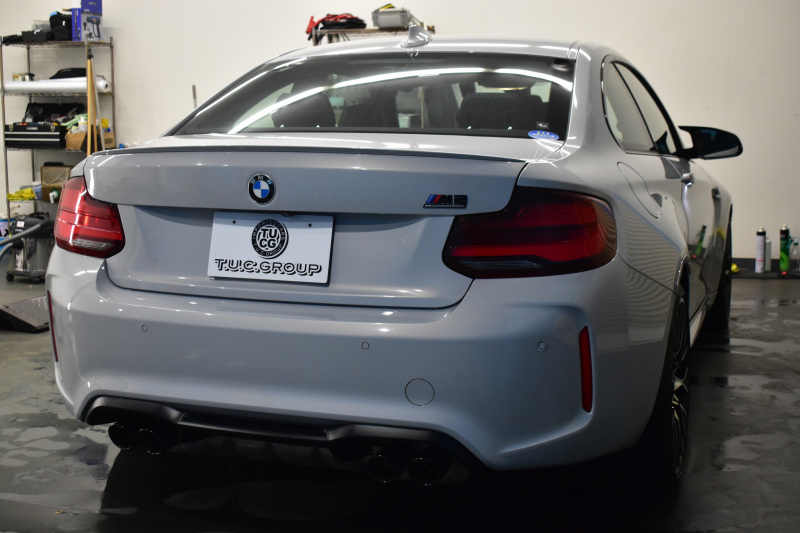 BMW Mシリーズ M2 ｺﾝﾍﾟﾃｨｼｮﾝ MDCT 7速DCT LCI後期  ﾊｰﾏﾝｶｰﾄﾞﾝ 専用410馬力ｴﾝｼﾞﾝ LEDﾍｯﾄﾞﾗｲﾄ&ﾃｰﾙ ﾋｰﾀｰ付黒革 ﾀｯﾁﾊﾟﾈﾙHDDﾅﾋﾞBｶﾒﾗ 19AW 衝突軽減B 車線逸脱＆歩行者警告 ｶｰﾎﾞﾝｲﾝﾃﾘｱ Mｼｰﾄﾍﾞﾙﾄ 2年保証