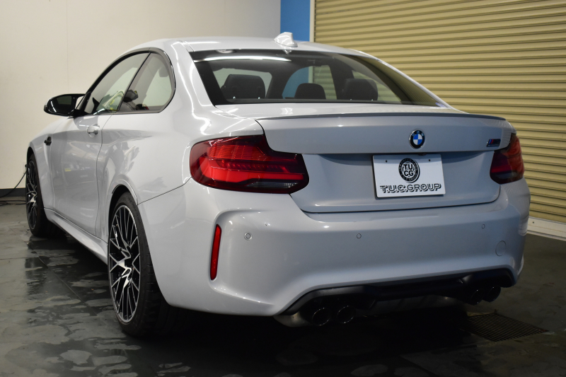 BMW Mシリーズ M2 ｺﾝﾍﾟﾃｨｼｮﾝ MDCT 7速DCT LCI後期  ﾊｰﾏﾝｶｰﾄﾞﾝ 専用410馬力ｴﾝｼﾞﾝ LEDﾍｯﾄﾞﾗｲﾄ&ﾃｰﾙ ﾋｰﾀｰ付黒革 ﾀｯﾁﾊﾟﾈﾙHDDﾅﾋﾞBｶﾒﾗ 19AW 衝突軽減B 車線逸脱＆歩行者警告 ｶｰﾎﾞﾝｲﾝﾃﾘｱ Mｼｰﾄﾍﾞﾙﾄ 2年保証