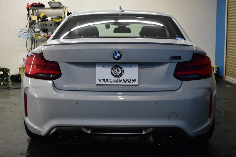 BMW Mシリーズ M2 ｺﾝﾍﾟﾃｨｼｮﾝ MDCT 7速DCT LCI後期  ﾊｰﾏﾝｶｰﾄﾞﾝ 専用410馬力ｴﾝｼﾞﾝ LEDﾍｯﾄﾞﾗｲﾄ&ﾃｰﾙ ﾋｰﾀｰ付黒革 ﾀｯﾁﾊﾟﾈﾙHDDﾅﾋﾞBｶﾒﾗ 19AW 衝突軽減B 車線逸脱＆歩行者警告 ｶｰﾎﾞﾝｲﾝﾃﾘｱ Mｼｰﾄﾍﾞﾙﾄ 2年保証