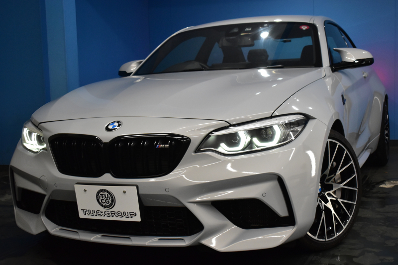 BMW Mシリーズ M2 ｺﾝﾍﾟﾃｨｼｮﾝ MDCT 7速DCT LCI後期  ﾊｰﾏﾝｶｰﾄﾞﾝ 専用410馬力ｴﾝｼﾞﾝ LEDﾍｯﾄﾞﾗｲﾄ&ﾃｰﾙ ﾋｰﾀｰ付黒革 ﾀｯﾁﾊﾟﾈﾙHDDﾅﾋﾞBｶﾒﾗ 19AW 衝突軽減B 車線逸脱＆歩行者警告 ｶｰﾎﾞﾝｲﾝﾃﾘｱ Mｼｰﾄﾍﾞﾙﾄ 2年保証