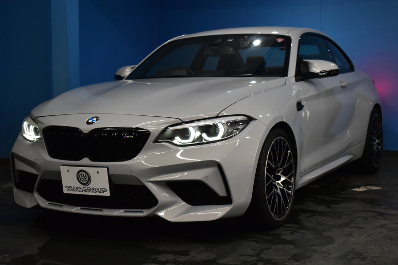 BMW Mシリーズ M2 ｺﾝﾍﾟﾃｨｼｮﾝ MDCT 7速DCT LCI後期  ﾊｰﾏﾝｶｰﾄﾞﾝ 専用410馬力ｴﾝｼﾞﾝ LEDﾍｯﾄﾞﾗｲﾄ&ﾃｰﾙ ﾋｰﾀｰ付黒革 ﾀｯﾁﾊﾟﾈﾙHDDﾅﾋﾞBｶﾒﾗ 19AW 衝突軽減B 車線逸脱＆歩行者警告 ｶｰﾎﾞﾝｲﾝﾃﾘｱ Mｼｰﾄﾍﾞﾙﾄ 2年保証