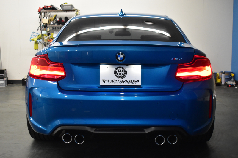 BMW Mシリーズ M2 MDCT 7速DCT LCI後期 ﾋｰﾀｰ付黒革 ﾍｷｻｺﾞﾅﾙLEDﾍｯﾄﾞﾗｲﾄ&ﾃｰﾙ ﾀｯﾁﾊﾟﾈﾙHDDﾅﾋﾞ Bｶﾒﾗ ﾘｱPDC 19AW 車線逸脱&歩行者警告 衝突軽減ﾌﾞﾚｰｷ ｶｰﾎﾞﾝｲﾝﾃﾘｱ 2年保証
