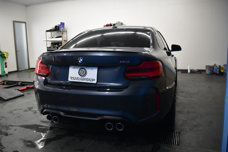 BMW Mシリーズ M2 MDCT 7速DCT LCI後期 ﾋｰﾀｰ付黒革 ﾍｷｻｺﾞﾅﾙLEDﾍｯﾄﾞﾗｲﾄ&ﾃｰﾙ harman/kardon ﾀｯﾁﾊﾟﾈﾙHDDﾅﾋﾞ Bｶﾒﾗ ﾘｱPDC 19AW 車線逸脱&歩行者警告 衝突軽減ﾌﾞﾚｰｷ ｶｰﾎﾞﾝｲﾝﾃﾘｱ ｱｲﾊﾞｯﾊﾀﾞｳﾝｻｽ 2年保証