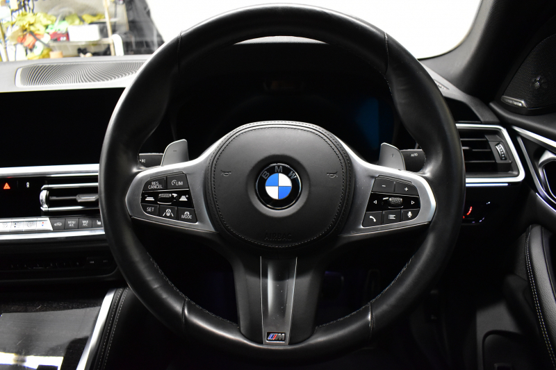 BMW 4シリーズ 420iｸﾞﾗﾝｸｰﾍﾟ Mｽﾎﾟｰﾂ ｻｳﾝﾄﾞ&ﾊｲﾗｲﾝ&ｺﾝﾌｫｰﾄP ﾋｰﾀｰ付黒革 ﾊｰﾏﾝｶｰﾄﾞﾝ 19AW LEDﾍｯﾄﾞﾗｲﾄ 追従ACC LCW ﾗｲﾌﾞｺｸﾋﾟｯﾄ ﾀｯﾁﾊﾟﾈﾙﾅﾋﾞ全周囲ｶﾒﾗ Apple Car Play ﾌﾙｾｸﾞTV  2年保証