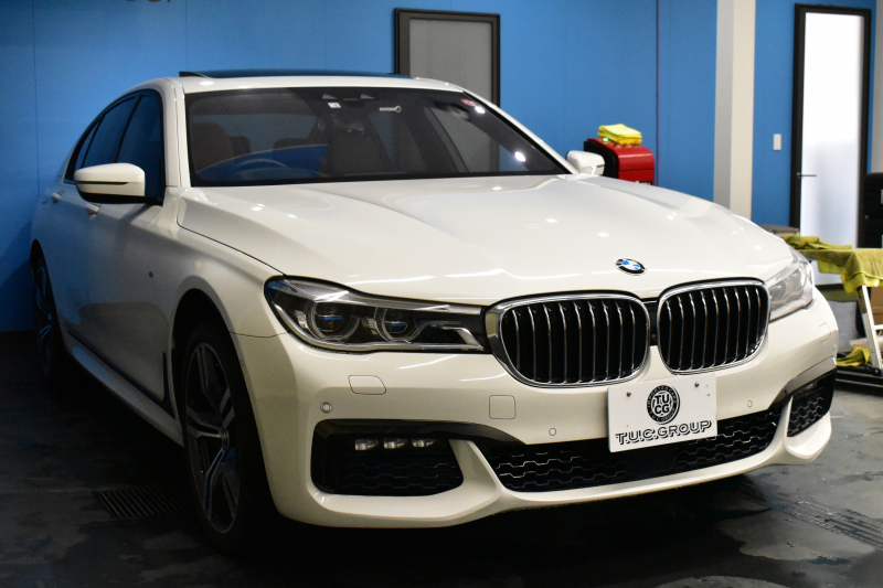 BMW 7シリーズ 740i Mｽﾎﾟｰﾂ ｻﾝﾙｰﾌ ﾚｰｻﾞｰLEDﾍｯﾄﾞﾗｲﾄ 前席ﾏｯｻｰｼﾞ全席ﾋｰﾀｰ&ﾍﾞﾝﾁﾚｰｼｮﾝ付茶革 ACC HUD ﾊｰﾏﾝｶｰﾄﾞﾝ ﾀｯﾁﾊﾟﾈﾙﾅﾋﾞ3Dﾋﾞｭｰﾌﾙｾｸﾞ LCW 液晶ﾒｰﾀｰ 20AW 車線逸脱&歩行者警告 衝突軽減ﾌﾞﾚｰｷ 電動ﾄﾗﾝｸ ﾃﾞｨｽﾌﾟﾚｲｷｰ 2年保証