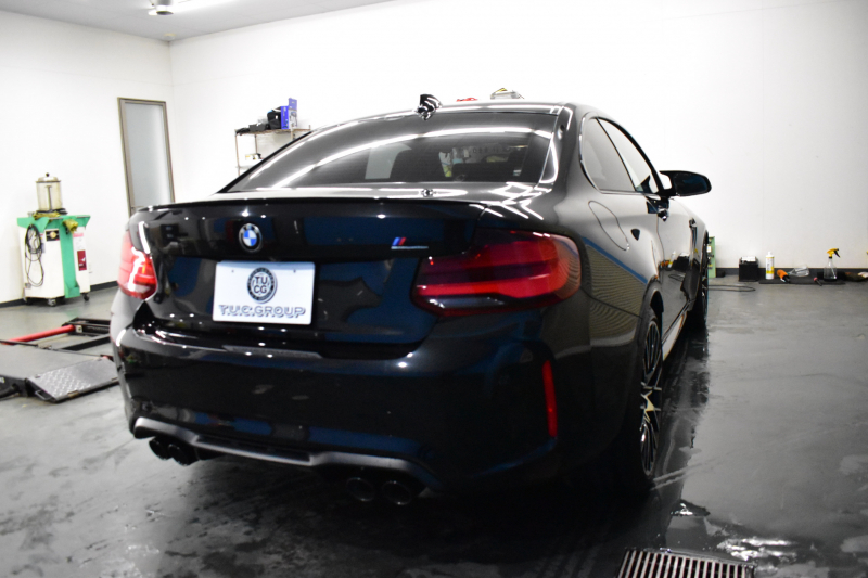 BMW Mシリーズ M2 ｺﾝﾍﾟﾃｨｼｮﾝ MDCT 7速DCT 型式変更後｢2U7230｣ 1ｵｰﾅｰ ﾊｰﾏﾝｶｰﾄﾞﾝ 専用410馬力ｴﾝｼﾞﾝ LEDﾍｯﾄﾞﾗｲﾄ&ﾃｰﾙ ﾋｰﾀｰ付黒革 ﾀｯﾁﾊﾟﾈﾙHDDﾅﾋﾞBｶﾒﾗ 19AW 衝突軽減B 車線逸脱＆歩行者警告 Mｼｰﾄﾍﾞﾙﾄ 2年保証