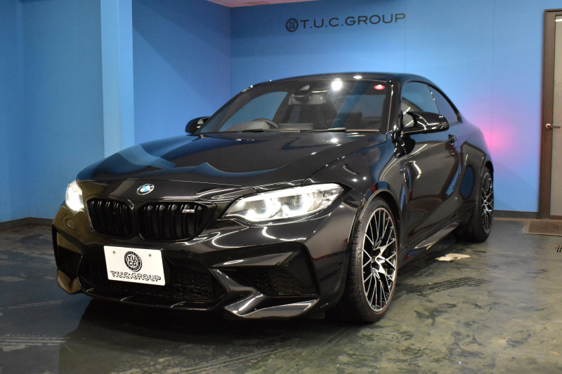 BMW Mシリーズ M2 ｺﾝﾍﾟﾃｨｼｮﾝ MDCT 7速DCT 型式変更後｢2U7230｣ 1ｵｰﾅｰ ﾊｰﾏﾝｶｰﾄﾞﾝ 専用410馬力ｴﾝｼﾞﾝ LEDﾍｯﾄﾞﾗｲﾄ&ﾃｰﾙ ﾋｰﾀｰ付黒革 ﾀｯﾁﾊﾟﾈﾙHDDﾅﾋﾞBｶﾒﾗ 19AW 衝突軽減B 車線逸脱＆歩行者警告 Mｼｰﾄﾍﾞﾙﾄ 2年保証