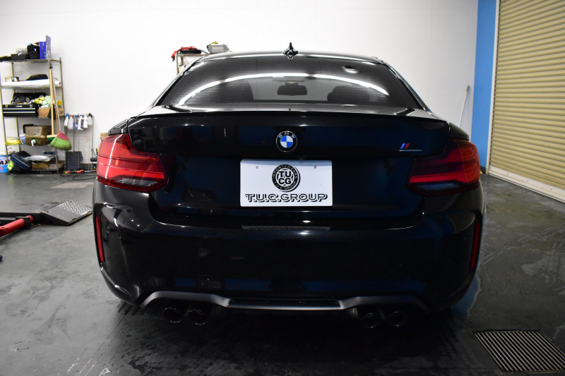 BMW Mシリーズ M2 ｺﾝﾍﾟﾃｨｼｮﾝ MDCT 7速DCT 型式変更後｢2U7230｣ 1ｵｰﾅｰ ﾊｰﾏﾝｶｰﾄﾞﾝ 専用410馬力ｴﾝｼﾞﾝ LEDﾍｯﾄﾞﾗｲﾄ&ﾃｰﾙ ﾋｰﾀｰ付黒革 ﾀｯﾁﾊﾟﾈﾙHDDﾅﾋﾞBｶﾒﾗ 19AW 衝突軽減B 車線逸脱＆歩行者警告 Mｼｰﾄﾍﾞﾙﾄ 2年保証