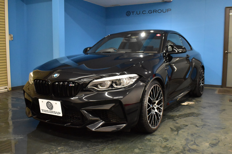 BMW Mシリーズ M2 ｺﾝﾍﾟﾃｨｼｮﾝ MDCT 7速DCT 型式変更後｢2U7230｣ 1ｵｰﾅｰ ﾊｰﾏﾝｶｰﾄﾞﾝ 専用410馬力ｴﾝｼﾞﾝ LEDﾍｯﾄﾞﾗｲﾄ&ﾃｰﾙ ﾋｰﾀｰ付黒革 ﾀｯﾁﾊﾟﾈﾙHDDﾅﾋﾞBｶﾒﾗ 19AW 衝突軽減B 車線逸脱＆歩行者警告 Mｼｰﾄﾍﾞﾙﾄ 2年保証
