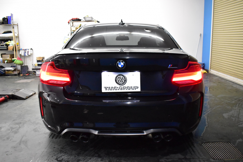 BMW Mシリーズ M2 ｺﾝﾍﾟﾃｨｼｮﾝ MDCT 7速DCT 型式変更後｢2U7230｣ 1ｵｰﾅｰ ﾊｰﾏﾝｶｰﾄﾞﾝ 専用410馬力ｴﾝｼﾞﾝ LEDﾍｯﾄﾞﾗｲﾄ&ﾃｰﾙ ﾋｰﾀｰ付黒革 ﾀｯﾁﾊﾟﾈﾙHDDﾅﾋﾞBｶﾒﾗ 19AW 衝突軽減B 車線逸脱＆歩行者警告 Mｼｰﾄﾍﾞﾙﾄ 2年保証