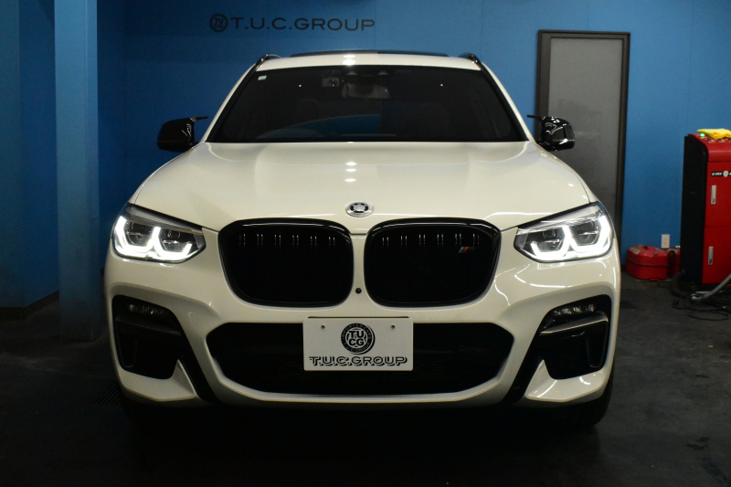 BMW X3 M40i ｾﾚｸﾄ&ﾊｲﾗｲﾝﾊﾟｯｹｰｼﾞ ﾊﾟﾉﾗﾏｻﾝﾙｰﾌ ﾗｲﾌﾞｺｸﾋﾟｯﾄ 可変Mｻｽ 全席ﾋｰﾀｰ付黒革 ﾊｰﾏﾝｶｰﾄﾞﾝ 21AW 追従ACC HUD ｽﾃｱﾘﾝｸﾞｻﾎﾟｰﾄ ﾀｯﾁﾊﾟﾈﾙﾅﾋﾞ ﾌﾙｾｸﾞ 全周囲ｶﾒﾗ3Dﾋﾞｭｰ LEDﾍｯﾄﾞﾗｲﾄ 電動Rｹﾞｰﾄ 2年保証