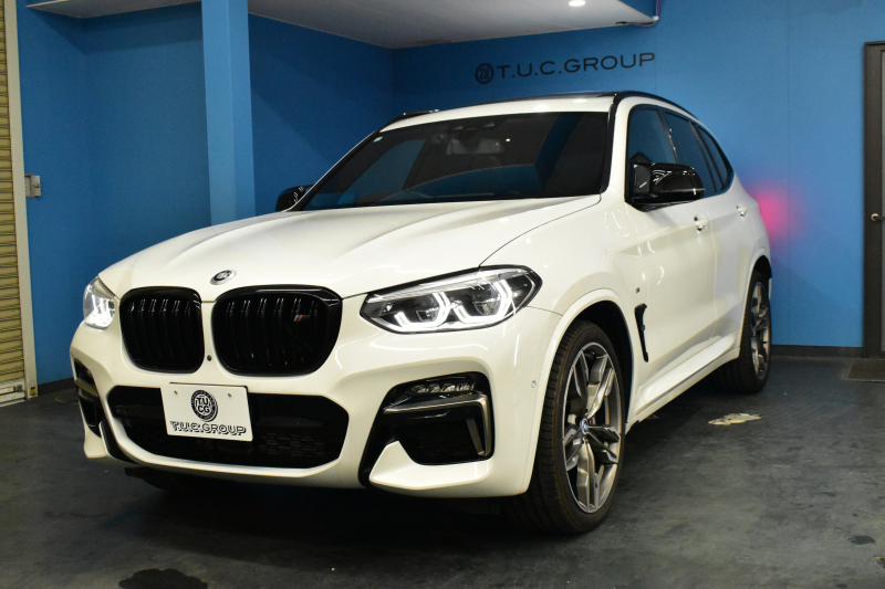 BMW X3 M40i ｾﾚｸﾄ&ﾊｲﾗｲﾝﾊﾟｯｹｰｼﾞ ﾊﾟﾉﾗﾏｻﾝﾙｰﾌ ﾗｲﾌﾞｺｸﾋﾟｯﾄ 可変Mｻｽ 全席ﾋｰﾀｰ付黒革 ﾊｰﾏﾝｶｰﾄﾞﾝ 21AW 追従ACC HUD ｽﾃｱﾘﾝｸﾞｻﾎﾟｰﾄ ﾀｯﾁﾊﾟﾈﾙﾅﾋﾞ ﾌﾙｾｸﾞ 全周囲ｶﾒﾗ3Dﾋﾞｭｰ LEDﾍｯﾄﾞﾗｲﾄ 電動Rｹﾞｰﾄ 2年保証
