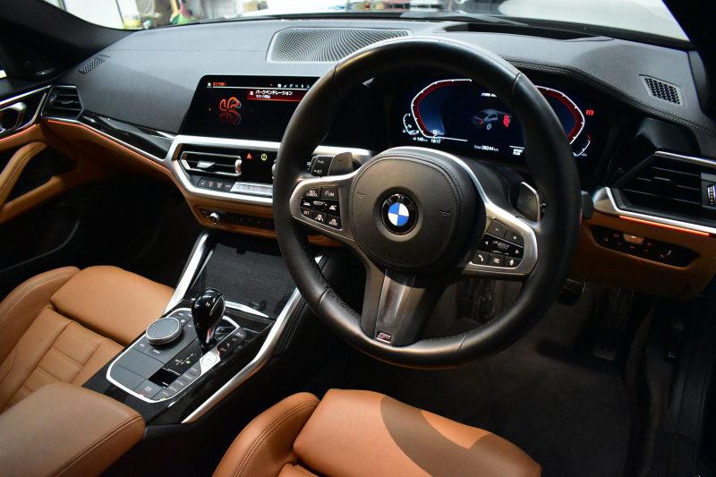 BMW 4シリーズ M440i xDriveｸﾞﾗﾝｸｰﾍﾟ 1ｵｰﾅｰ ﾋｰﾀｰ付茶革Mｽﾎﾟｰﾂｼｰﾄ 19AW ﾚｰｻﾞｰLEDﾍｯﾄﾞﾗｲﾄ HUD Mｽﾎﾟｰﾂﾃﾞﾌ&ﾌﾞﾚｰｷ 可変Mｻｽ ﾗｲﾌﾞｺｯｸﾋﾟｯﾄ全周囲ｶﾒﾗ Pｱｼｽﾄ LCW Apple Car Play ﾌﾙｾｸﾞ harman/kardon 電動Rｹﾞｰﾄ 2年保証