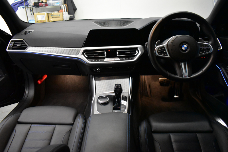 BMW 3シリーズ M340i Xﾄﾞﾗｲﾌﾞ ｻﾝﾙｰﾌ ｲﾉﾍﾞｰｼｮﾝP ﾋｰﾀｰ付黒革 ACC HUD ﾚｰｻﾞｰLEDﾗｲﾄ 可変Mｻｽ 19AW Mｽﾎﾟｰﾂﾌﾞﾚｰｷ ｼﾞｪｽﾁｬｰC付ﾀｯﾁﾊﾟﾈﾙﾅﾋﾞ全周囲ｶﾒﾗ ﾊｰﾏﾝｶｰﾄﾞﾝ 側面衝突&車線変更&逸脱警告 2年保証