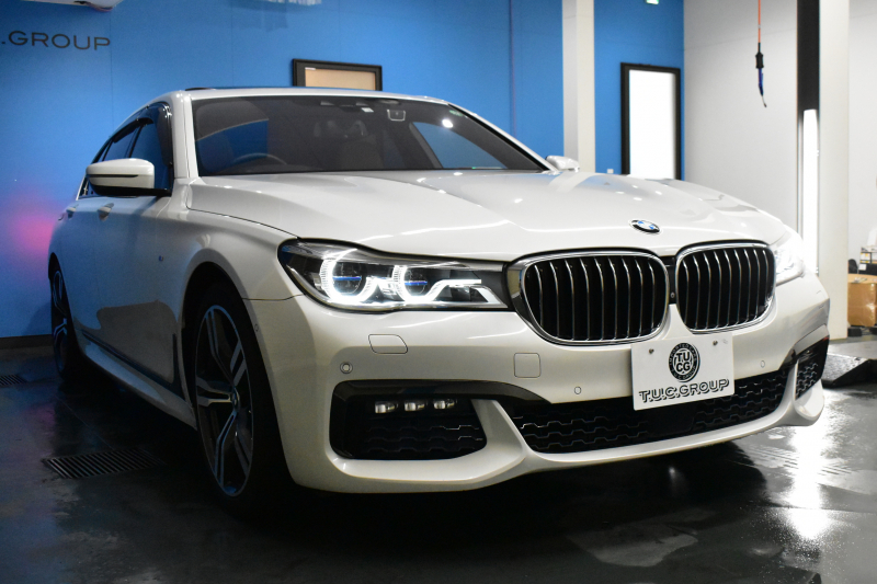 BMW 7シリーズ 740i Mｽﾎﾟｰﾂ ｻﾝﾙｰﾌ ﾚｰｻﾞｰLEDﾍｯﾄﾞﾗｲﾄ 全席ﾋｰﾀｰ 前席ﾏｯｻｰｼﾞ&ﾍﾞﾝﾁﾚｰｼｮﾝ付茶革 20AW ACC HUD ﾊｰﾏﾝｶｰﾄﾞﾝ ﾀｯﾁﾊﾟﾈﾙﾅﾋﾞ3Dﾋﾞｭｰﾌﾙｾｸﾞ LCW 液晶ﾒｰﾀｰ 20AW 車線逸脱&歩行者警告 衝突軽減ﾌﾞﾚｰｷ 電動ﾄﾗﾝｸ 2年保証