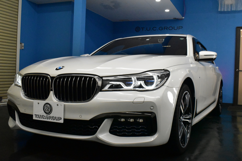 BMW 7シリーズ 740i Mｽﾎﾟｰﾂ ｻﾝﾙｰﾌ ﾚｰｻﾞｰLEDﾍｯﾄﾞﾗｲﾄ 全席ﾋｰﾀｰ 前席ﾏｯｻｰｼﾞ&ﾍﾞﾝﾁﾚｰｼｮﾝ付茶革 20AW ACC HUD ﾊｰﾏﾝｶｰﾄﾞﾝ ﾀｯﾁﾊﾟﾈﾙﾅﾋﾞ3Dﾋﾞｭｰﾌﾙｾｸﾞ LCW 液晶ﾒｰﾀｰ 20AW 車線逸脱&歩行者警告 衝突軽減ﾌﾞﾚｰｷ 電動ﾄﾗﾝｸ 2年保証