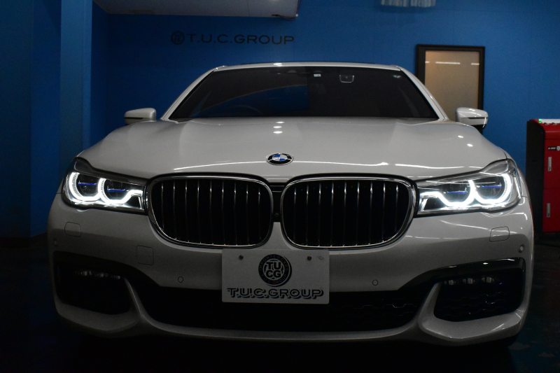 BMW 7シリーズ 740i Mｽﾎﾟｰﾂ ｻﾝﾙｰﾌ ﾚｰｻﾞｰLEDﾍｯﾄﾞﾗｲﾄ 全席ﾋｰﾀｰ 前席ﾏｯｻｰｼﾞ&ﾍﾞﾝﾁﾚｰｼｮﾝ付茶革 20AW ACC HUD ﾊｰﾏﾝｶｰﾄﾞﾝ ﾀｯﾁﾊﾟﾈﾙﾅﾋﾞ3Dﾋﾞｭｰﾌﾙｾｸﾞ LCW 液晶ﾒｰﾀｰ 20AW 車線逸脱&歩行者警告 衝突軽減ﾌﾞﾚｰｷ 電動ﾄﾗﾝｸ 2年保証