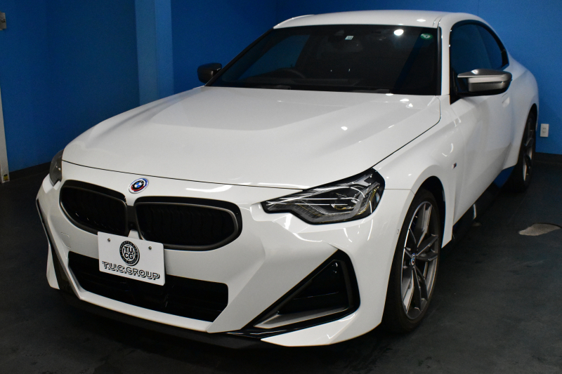 BMW 2シリーズ M240iXﾄﾞﾗｲﾌﾞ ｸｰﾍﾟ 新車保証R7年10月迄  ｶｰﾌﾞﾄﾞﾃﾞｨｽﾌﾟﾚｲ 1ｵｰﾅｰ ﾊｲﾗｲﾝP 4WD ﾋｰﾀｰ付黒革 Mｽﾎﾟｰﾂﾌﾞﾚｰｷ&ﾃﾞﾌ ACC HUD BMWﾗｲﾌﾞｺｯｸﾋﾟｯﾄ ﾅﾋﾞ全周囲ｶﾒﾗ ｱｯﾌﾟﾙｶｰﾌﾟﾚｲ LEDﾍｯﾄﾞﾗｲﾄ 19AW 2年保証