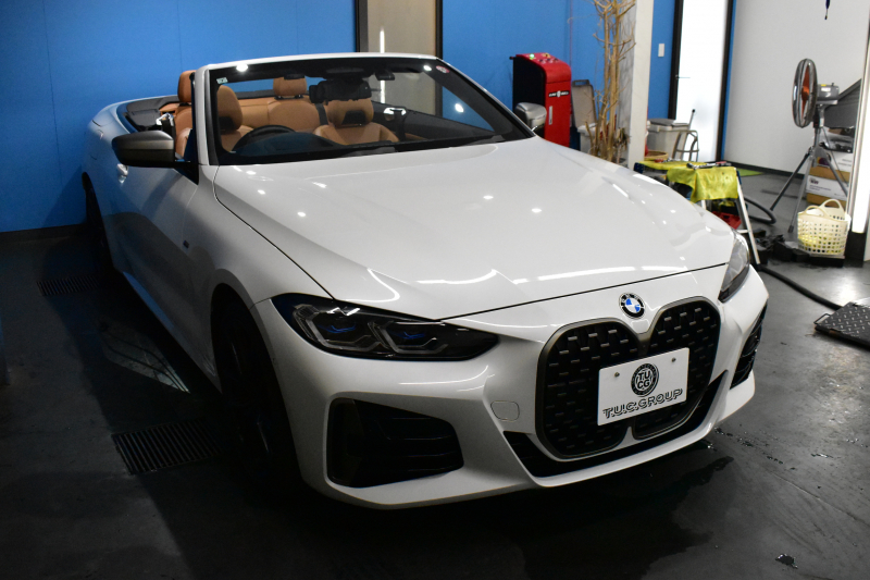 BMW 4シリーズ M440i xDriveｶﾌﾞﾘｵﾚ ｺﾝﾌｫｰﾄP ﾋｰﾀｰ付茶革 全周囲ｶﾒﾗ ﾋﾟｱﾉﾌﾞﾗｯｸｲﾝﾃﾘｱﾄﾘﾑ ｴｱｶﾗｰ ﾚｰｻﾞｰLEDﾍｯﾄﾞﾗｲﾄ HUD Mｽﾎﾟｰﾂﾃﾞﾌ&ﾌﾞﾚｰｷ 可変Mｻｽ ﾗｲﾌﾞｺｯｸﾋﾟｯﾄﾀｯﾁﾊﾟﾈﾙﾅﾋﾞ LCW Apple Car Play ﾌﾙｾｸﾞ harman/kardon 19AW 2年保証