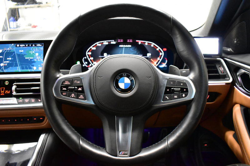 BMW 4シリーズ M440i xDriveｶﾌﾞﾘｵﾚ ｺﾝﾌｫｰﾄP ﾋｰﾀｰ付茶革 全周囲ｶﾒﾗ ﾋﾟｱﾉﾌﾞﾗｯｸｲﾝﾃﾘｱﾄﾘﾑ ｴｱｶﾗｰ ﾚｰｻﾞｰLEDﾍｯﾄﾞﾗｲﾄ HUD Mｽﾎﾟｰﾂﾃﾞﾌ&ﾌﾞﾚｰｷ 可変Mｻｽ ﾗｲﾌﾞｺｯｸﾋﾟｯﾄﾀｯﾁﾊﾟﾈﾙﾅﾋﾞ LCW Apple Car Play ﾌﾙｾｸﾞ harman/kardon 19AW 2年保証