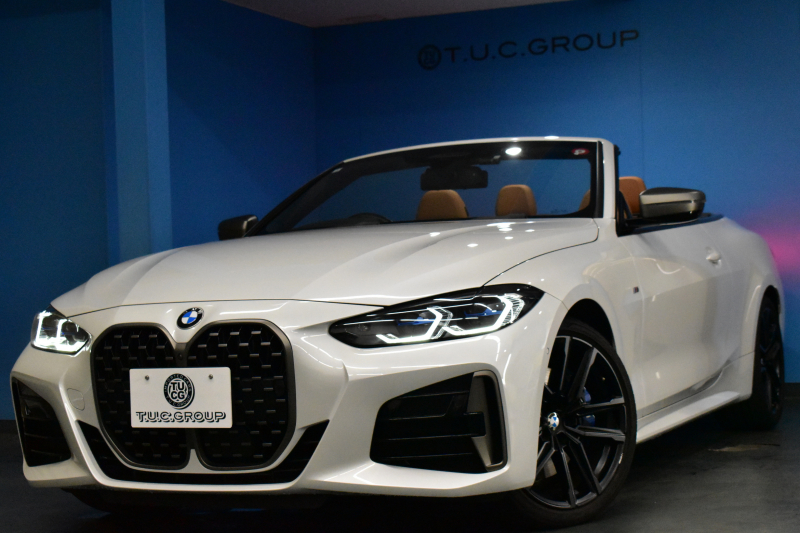 BMW 4シリーズ M440i xDriveｶﾌﾞﾘｵﾚ ｺﾝﾌｫｰﾄP ﾋｰﾀｰ付茶革 全周囲ｶﾒﾗ ﾋﾟｱﾉﾌﾞﾗｯｸｲﾝﾃﾘｱﾄﾘﾑ ｴｱｶﾗｰ ﾚｰｻﾞｰLEDﾍｯﾄﾞﾗｲﾄ HUD Mｽﾎﾟｰﾂﾃﾞﾌ&ﾌﾞﾚｰｷ 可変Mｻｽ ﾗｲﾌﾞｺｯｸﾋﾟｯﾄﾀｯﾁﾊﾟﾈﾙﾅﾋﾞ LCW Apple Car Play ﾌﾙｾｸﾞ harman/kardon 19AW 2年保証
