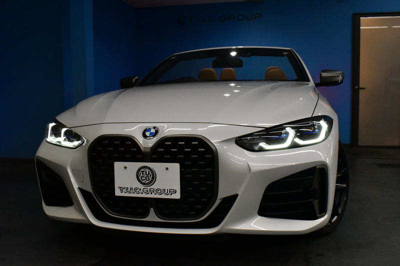 BMW 4シリーズ M440i xDriveｶﾌﾞﾘｵﾚ ｺﾝﾌｫｰﾄP ﾋｰﾀｰ付茶革 全周囲ｶﾒﾗ ﾋﾟｱﾉﾌﾞﾗｯｸｲﾝﾃﾘｱﾄﾘﾑ ｴｱｶﾗｰ ﾚｰｻﾞｰLEDﾍｯﾄﾞﾗｲﾄ HUD Mｽﾎﾟｰﾂﾃﾞﾌ&ﾌﾞﾚｰｷ 可変Mｻｽ ﾗｲﾌﾞｺｯｸﾋﾟｯﾄﾀｯﾁﾊﾟﾈﾙﾅﾋﾞ LCW Apple Car Play ﾌﾙｾｸﾞ harman/kardon 19AW 2年保証