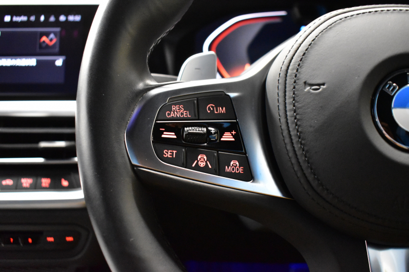 BMW 3シリーズ M340i Xﾄﾞﾗｲﾌﾞ ｲﾉﾍﾞｰｼｮﾝP ﾋｰﾀｰ付黒革 ACC HUD ﾚｰｻﾞｰLEDﾗｲﾄ 可変Mｻｽ 19AW Mｽﾎﾟｰﾂﾌﾞﾚｰｷ&ﾃﾞﾌ ｼﾞｪｽﾁｬｰC付ﾀｯﾁﾊﾟﾈﾙﾅﾋﾞ全周囲ｶﾒﾗ ﾊｰﾏﾝｶｰﾄﾞﾝ 側面衝突&車線変更&逸脱警告 2年保証