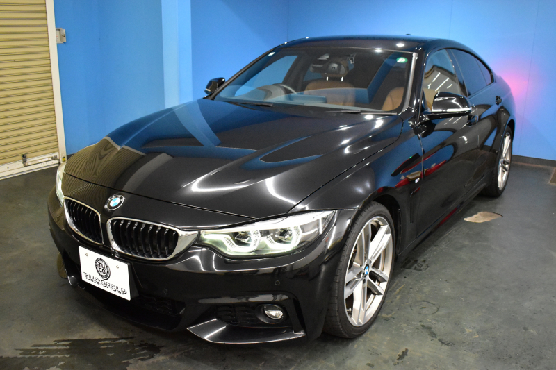 BMW 4シリーズ 440i ｸﾞﾗﾝｸｰﾍﾟ Mｽﾎﾟｰﾂ LCI後期 追従ACC HUD ﾍｷｻｺﾞﾅﾙLEDﾍｯﾄﾞﾗｲﾄ&ﾃｰﾙ ﾋｰﾀｰ付ｺﾆｬｯｸ革 液晶ﾒｰﾀｰ harman/kardon ﾀｯﾁﾊﾟﾈﾙ式iﾄﾞﾗｲﾌﾞHDDﾅﾋﾞBｶﾒ ﾌﾙｾｸﾞ Pｱｼｽﾄ 車線変更&逸脱&歩行者警告 衝突軽減B 電動Rｹﾞｰﾄ 19AW ｳｯﾄﾞｲﾝﾃﾘｱ 2年保証