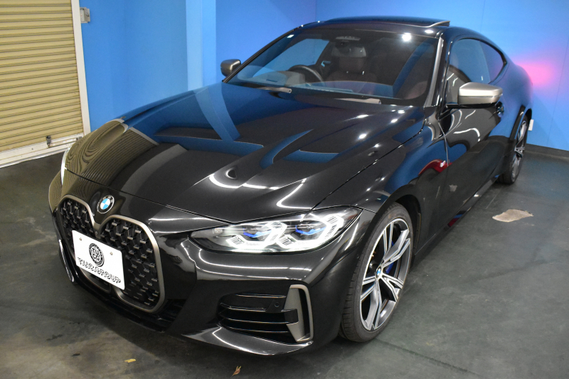 BMW 4シリーズ M440i xDriveｸｰﾍﾟ ｻﾝﾙｰﾌ ｲﾉﾍﾞｰｼｮﾝ&ｺﾝﾌｫｰﾄP  ﾋｰﾀｰ付赤革 ﾚｰｻﾞｰLEDﾍｯﾄﾞﾗｲﾄ ACC HUD Mｽﾎﾟｰﾂﾃﾞﾌ&ﾌﾞﾚｰｷ 可変Mｻｽ ﾗｲﾌﾞｺｯｸﾋﾟｯﾄ全周囲ｶﾒﾗ Pｱｼｽﾄ LCW Apple Car Play ﾌﾙｾｸﾞ harman/kardon 19AW 2年保証