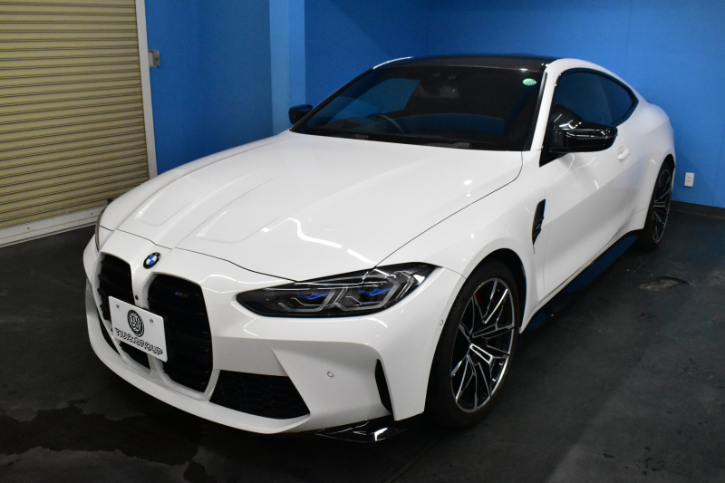 BMW Mシリーズ M4ｸｰﾍﾟ 6速MT 後輪駆動FR車 ﾋｰﾀｰ付黒革Mｽﾎﾟｰﾂｼｰﾄ ﾚｰｻﾞｰLEDﾍｯﾄﾞﾗｲﾄ HUD Mｽﾎﾟｰﾂﾃﾞﾌ Mｺﾝﾊﾟｳﾝﾄﾞﾌﾞﾚｰｷ 可変Mｻｽ ﾗｲﾌﾞｺｯｸﾋﾟｯﾄ全周囲ｶﾒﾗ LCW Apple Car Play ﾌﾙｾｸﾞ 19&20AW 2年保証